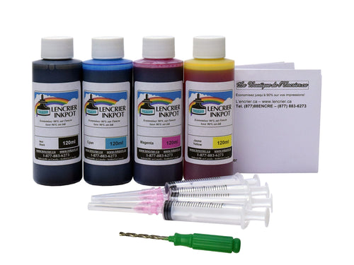 120ml (Black and Colour) Refill Kit for DELL