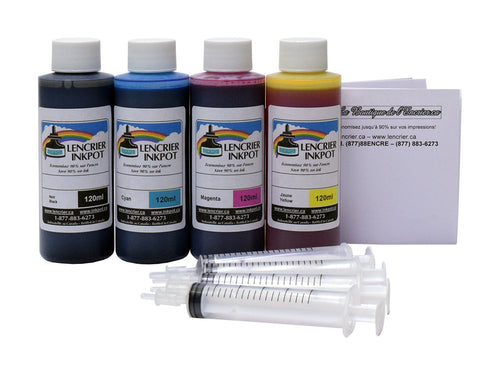 120ml (Black and Colour) Refill Kit for HP 711