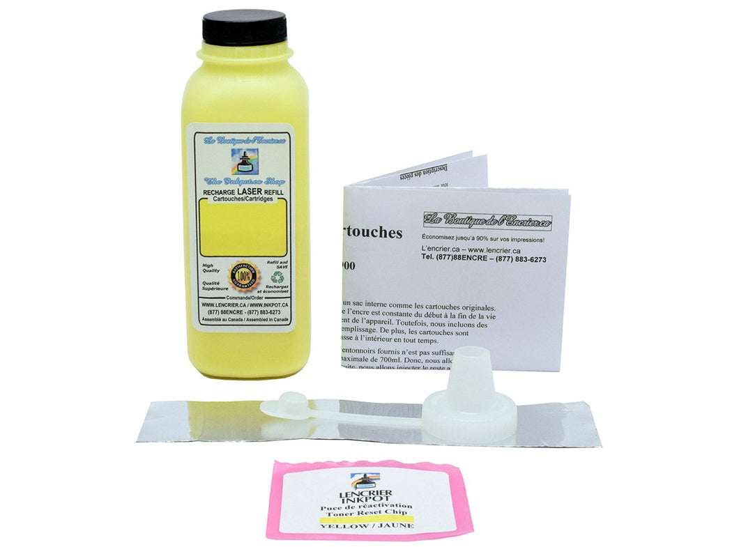 1 YELLOW Laser Toner Refill for HP CE252A (504A)