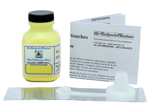 1 YELLOW Laser Toner Refill for HP 414A (W2022A) and 414X (W2022X)